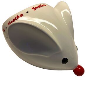 Ceramic mouse nibbler snack holder By Casa Bella For Ganz